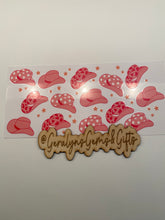 Load image into Gallery viewer, 22 Pink Cowgirl 16 oz UV DTF Cup Wrap