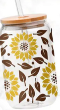 Load image into Gallery viewer, Custom COMPLETED 16 oz Libbey Glass Can or 16oz custom vinyl can wrap