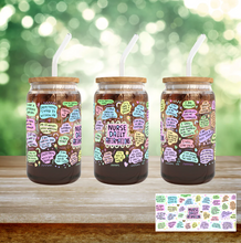 Load image into Gallery viewer, 49 Nurse Affirmation 16 oz UV DTF Cup Wrap