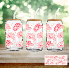 Load image into Gallery viewer, 22 Pink Cowgirl 16 oz UV DTF Cup Wrap