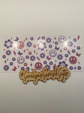 Load image into Gallery viewer, 30 Happy Face Bolt Lightening 16 oz UV DTF Cup Wrap