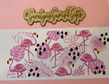 Load image into Gallery viewer, 44 Flamingo 16 oz UV DTF Cup Wrap