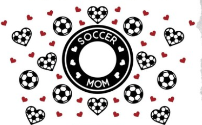 Soccer Mom 24 oz Cold Cup Wrap